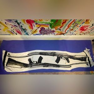 Diesel brand Ak-47 scarf.